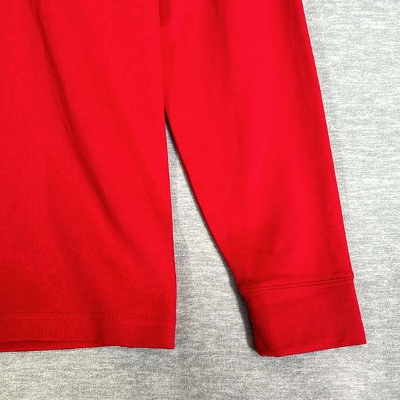 LANDS’ END Christmas Holiday Valentines Soft Snuggly Warm Cotton Mock-Neck Top - Picture 7 of 13